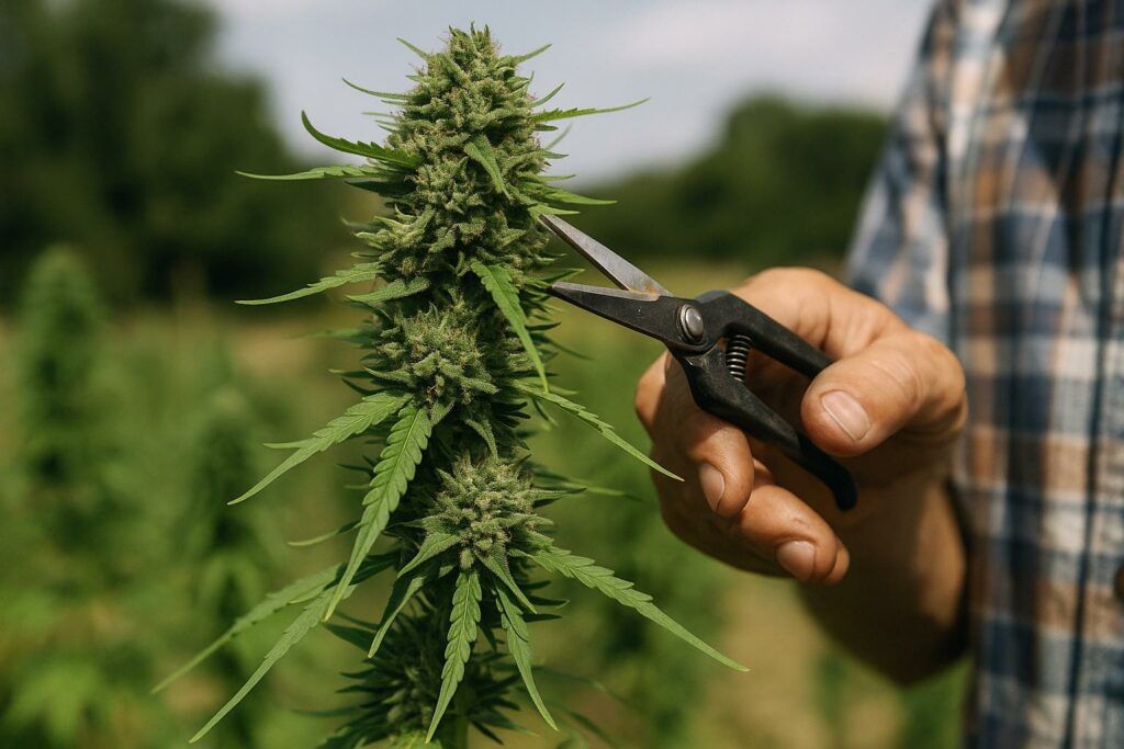 Odpowiedni czas zbiorów marihuany