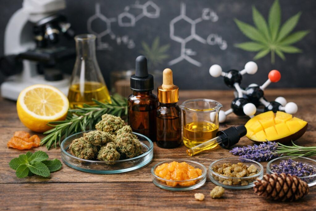 Terpeny w odmianach marihuany