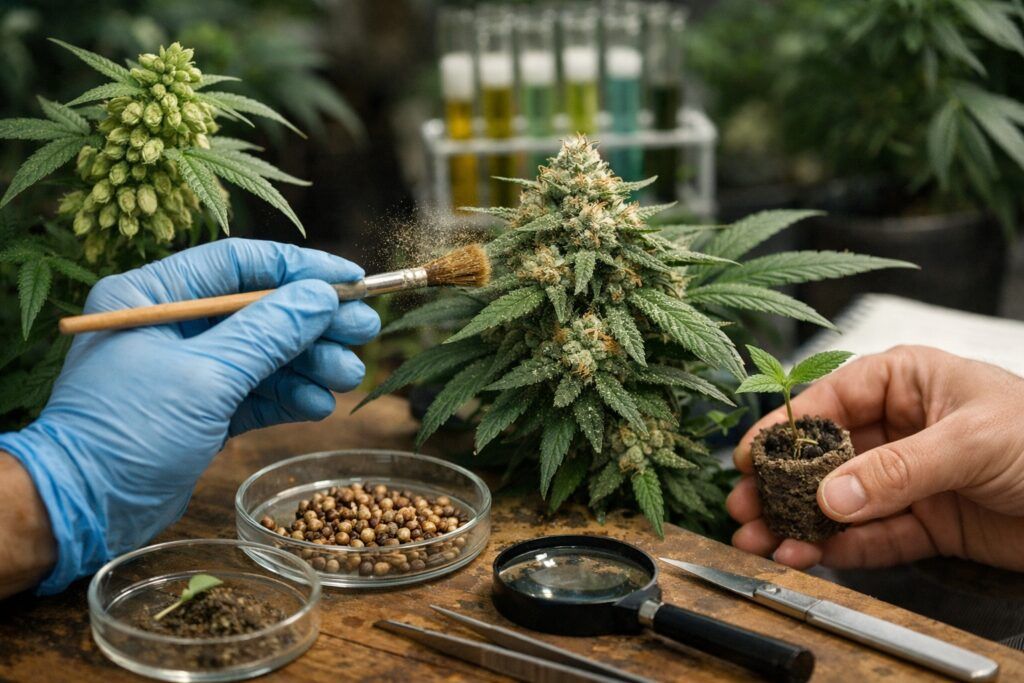 Tworzenie nowych odmian marihuany